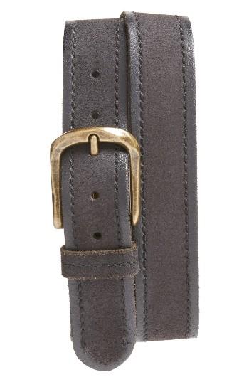 Men's John Varvatos Star Usa Suede Belt - Black