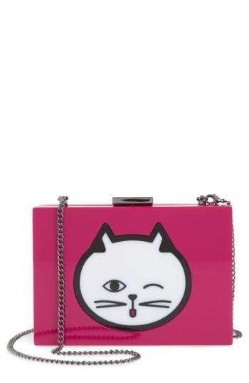 Nordstrom Cat Expressions Box Clutch -