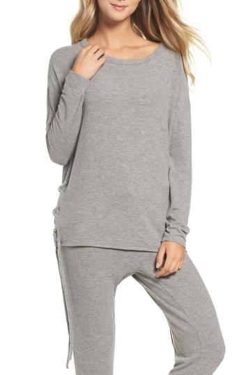 Women's Chaser Lace-up Side Pullover - Grey