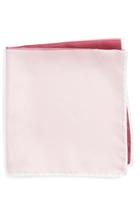 Men's Nordstrom Men's Shop Silk Pocket Square, Size - Pink