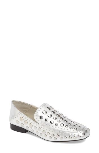Women's 1.state Flintia Studded Flat M - Metallic