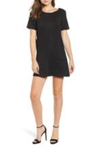 Women's Bishop & Young Swiss Dot Flutter Sleeve Fit & Flare Dress
