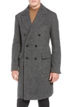 Men's Sanyo Gaultier Wool Top Coat, Size - Grey