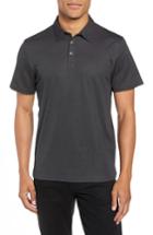 Men's Zachary Prell Caldwell Pique Trim Fit Polo - Black