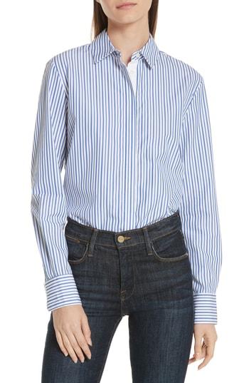 Women's La Ligne Bleu Man Shirt - Blue