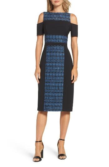 Women's Maggy London Cold Shoulder Pencil Dress