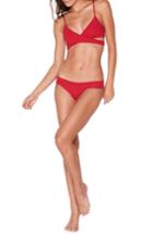 Women's L Space Veronica Classic Bikini Bottoms - Red
