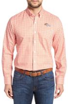 Men's Cutter & Buck League Denver Broncos Fit Shirt, Size Small - Orange