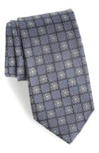 Men's Nordstrom Men's Shop Settala Medallion Silk Tie, Size X-long - Red