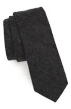 Men's 1901 Bowery Solid Cotton Blend Skinny Tie