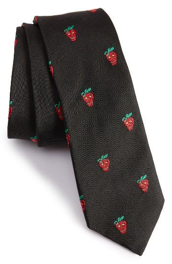 Men's Paul Smith Strawberry Skull Silk Jacquard
