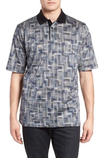 Men's Bugatchi Mercerized Cotton Polo - Purple