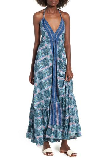 Women's Raga Poetic Dreams Halter Maxi Dress - Blue