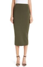 Women's Victoria Beckham Fitted Knit Skirt - Green