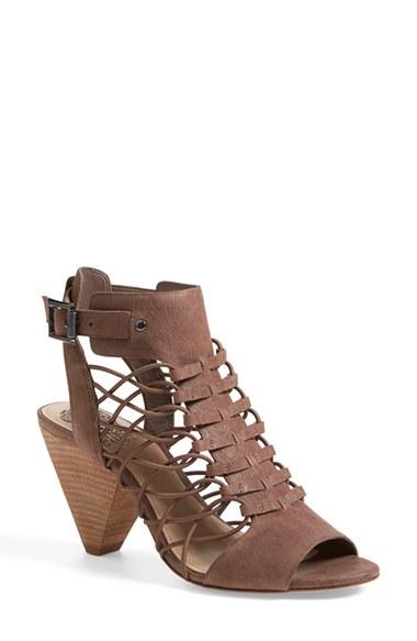 Women's Vince Camuto 'evel' Leather Sandal .5 M - Beige