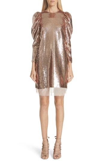 Women's Ulla Johnson Neptune Sequin Dress - Metallic