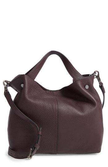 Vince Camuto Small Niki Leather Tote - Purple