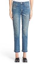 Women's Amo 'babe' Released Hem Crop Jeans