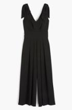 Women's J.crew Drapey Tie-shoulder Jumpsuit - Black