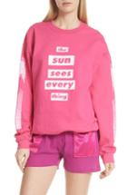 Women's Paradised Sun Sees Everything Sweatshirt - Pink