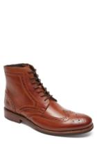 Men's Rockport Wyat Wingtip Boot .5 M - Brown