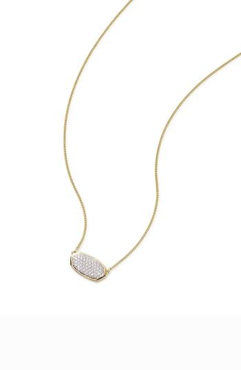 Women's Kendra Scott Elisa Diamond & Gold Pendant Necklace