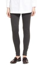 Petite Women's Two By Vince Camuto Seamed Back Leggings, Size P - Grey