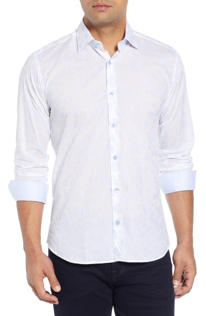 Men's Jared Lang Slim Fit Circle Sport Shirt