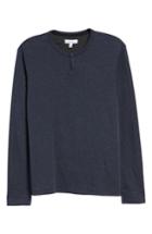 Men's Calibrate Snap Henley, Size - Blue