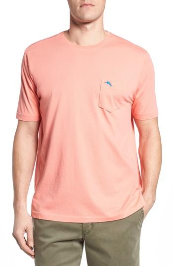 Men's Tommy Bahama 'new Bali Sky' Original Fit Crewneck Pocket T-shirt, Size - Grey