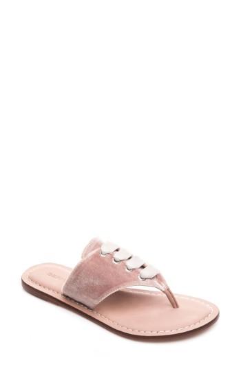 Women's Bernardo Matilda Thong Sandal .5 M - Pink