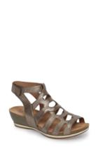 Women's Dansko Valentina Caged Wedge Sandal .5-6us / 36eu M - Grey