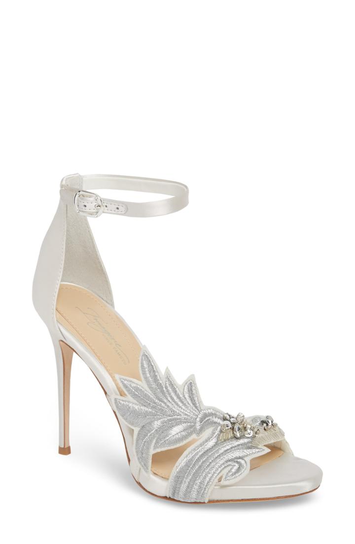 Women's Imagine Vince Camuto Dayanara Embellished Sandal .5 M - White