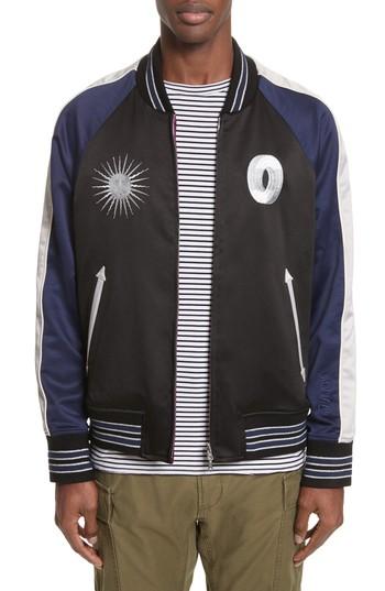 Men's Ovadia & Sons Reversible Souvenir Jacket - Black