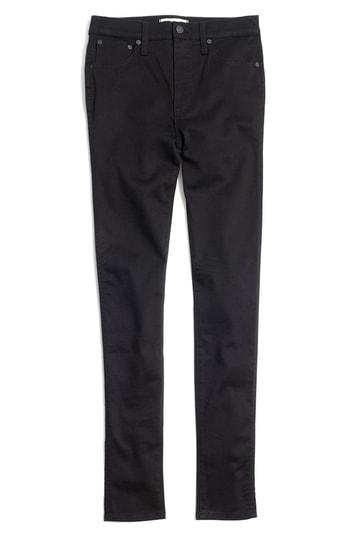 Women's Madewell 10-inch High Rise Skinny Jeans - Black