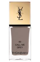 Yves Saint Laurent 'la Laque Couture' Nail Lacquer - 83 Call Me Grey
