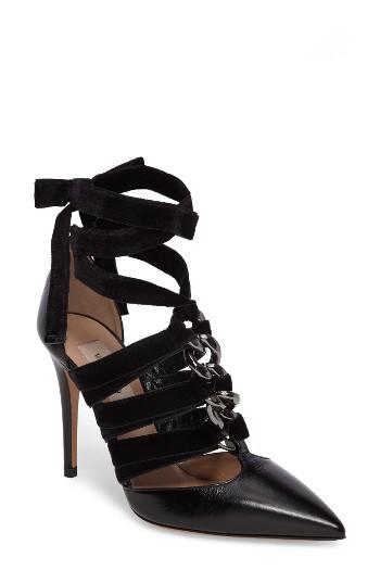 Women's Valentino Velvet Rope Pointy-toe Pump