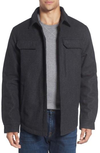Men's Prana 'wooley' Shirt Jacket - Black