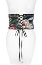Women's New Friends Colony Floral Print Corset Belt