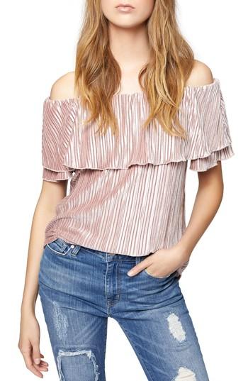 Women's Sanctuary Celeste Off The Shoulder Top - Pink