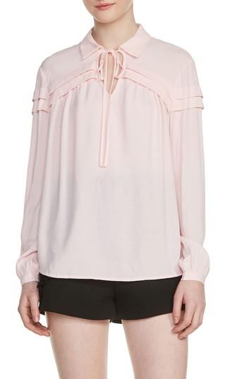 Women's Maje Lubin Blouse - Pink