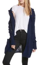 Women's Free People Lemon Drop Hooded Cardigan - Blue