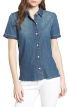 Women's Current/elliott The Lu Denim Shirt - Blue