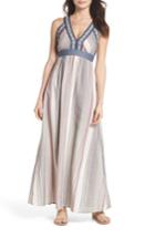 Women's Thml Stripe Maxi Dress - Ivory