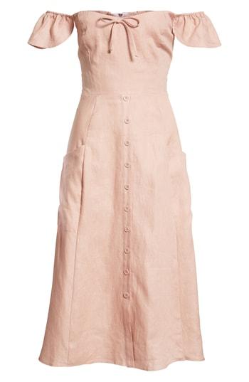 Women's Reformation Francis Prairie A-line Dress - Pink