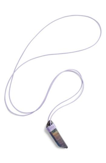 Women's Tina Lilienthal Charcoal Quartz Pendant Necklace