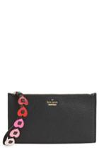 Women's Kate Spade New York Yours Truly Ariah Leather Wristlet - Black