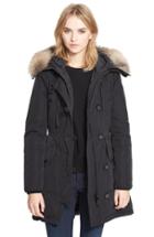 Women's Moncler 'arriette' Down Insulated Parka With Genuine Fox Fur Ruff