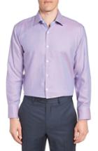 Men's Tailorbyrd Axton Trim Fit Geometric Dress Shirt .5 - 32/33 - Blue