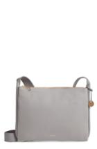 Skagen Slim Anesa Leather Crossbody Bag - Grey